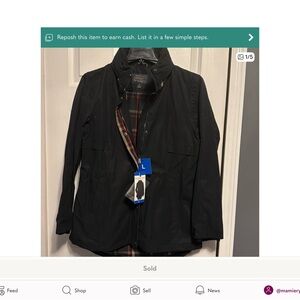 Pendleton Fur Trim Parka Winter Coat Removable Hood Size Large Jacket